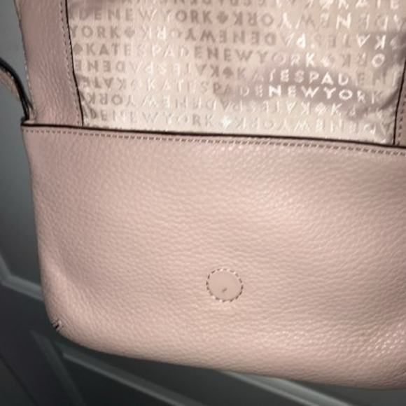 KATE SPADE NEW YORK Mansfield Mariana Soft Pink Pebble Crossbody Leather Bag - Picture 8 of 8